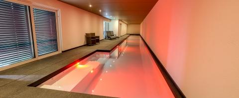 Réalisation d'un couloir de nage par Piscines Ondine