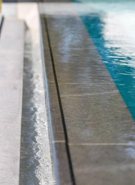 Piscines à débordement - Conception technique