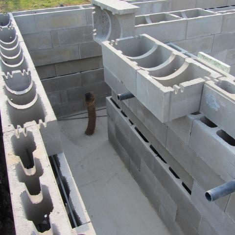 Piscine extérieure en béton