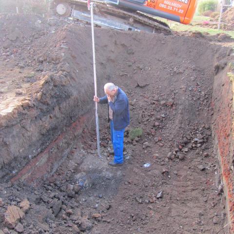 Chantier piscine extérieure