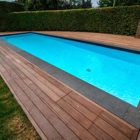 Bel espace de piscine pour enchaîner les longueurs