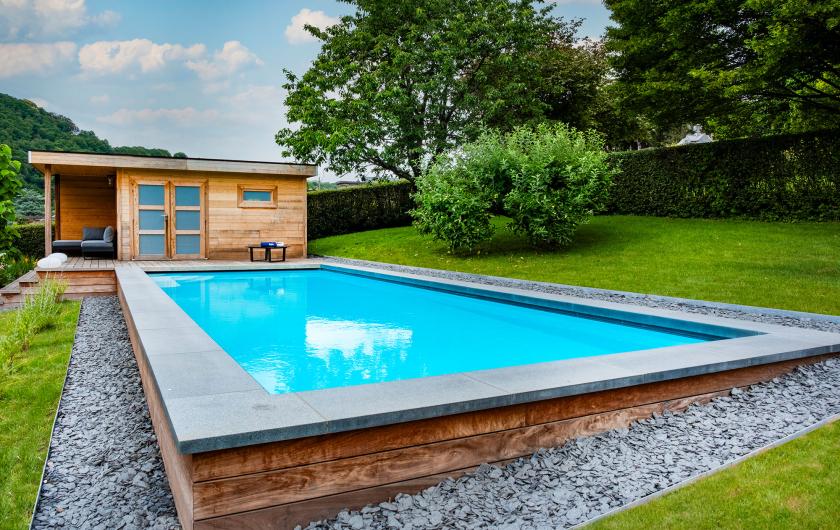 Réalisation d'une piscine à Tilff par Piscine Ondine