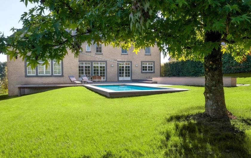 gazon piscine